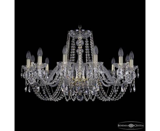 Подвесная люстра Bohemia Ivele Crystal 1402/12/300 G