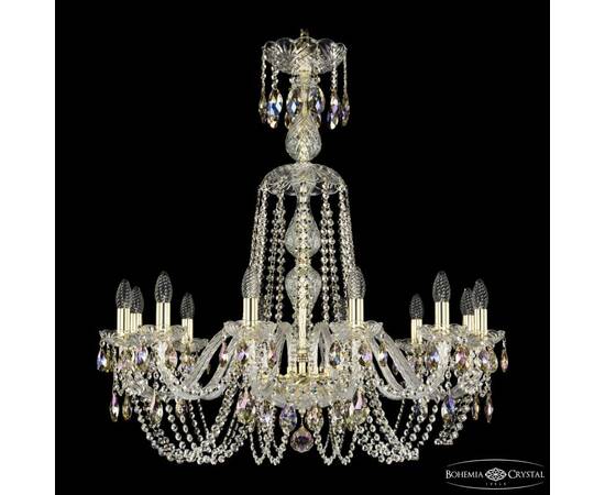 Подвесная люстра Bohemia Ivele Crystal 1402/12/300/XL-90 G K801