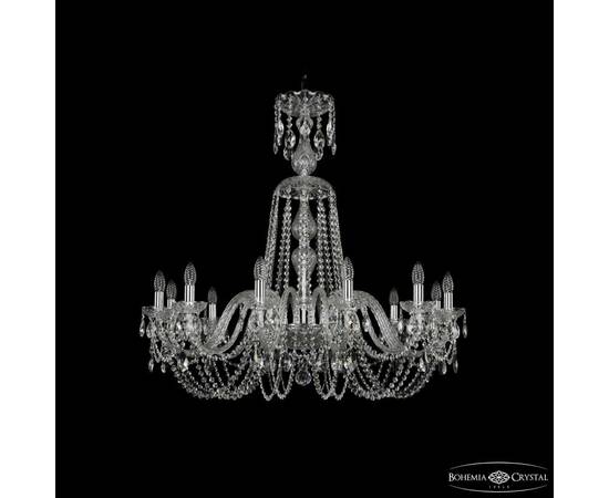 Подвесная люстра Bohemia Ivele Crystal 1402/12/360/XL-95 Ni