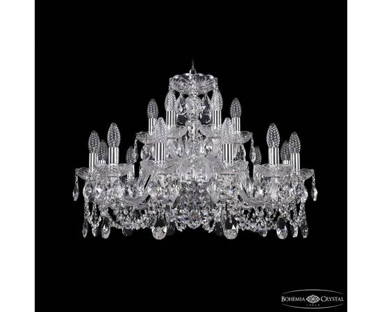 Подвесная люстра Bohemia Ivele Crystal 1402/12+6/240 Ni