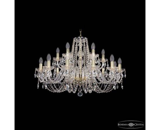 Подвесная люстра Bohemia Ivele Crystal 1402/12+6/300 G