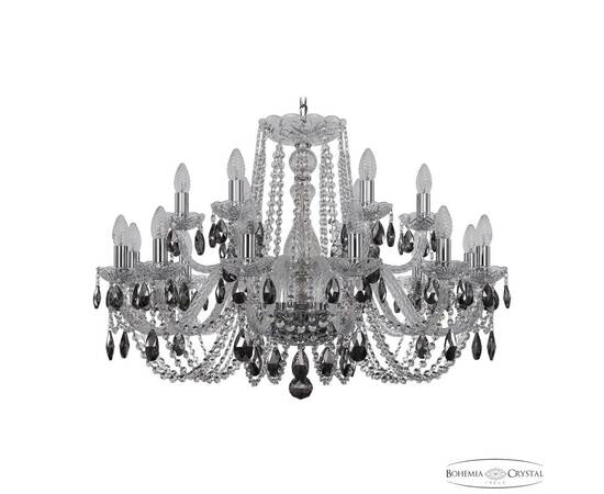 Подвесная люстра Bohemia Ivele Crystal 1402/12+6/300 Ni K731