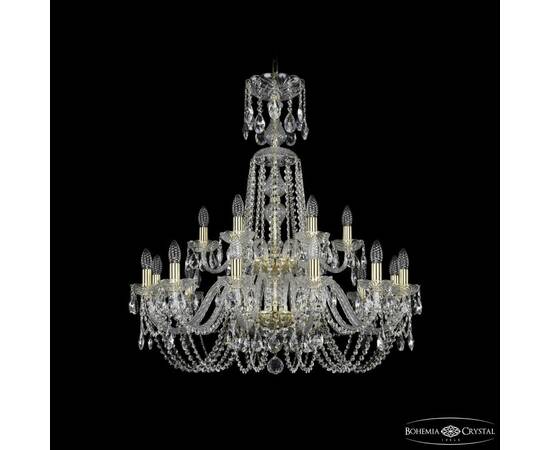 Подвесная люстра Bohemia Ivele Crystal 1402/12+6/300/XL-91/2d G
