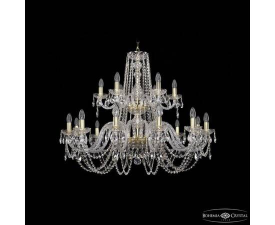 Подвесная люстра Bohemia Ivele Crystal 1402/12+6/360/2d G