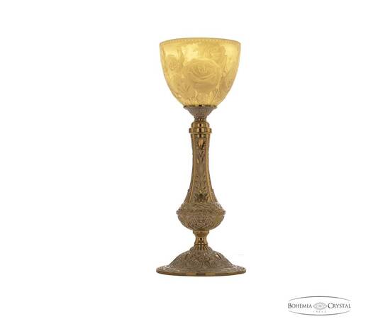 Настольная лампа Bohemia Ivele Crystal Florence 71100L/15 GW P1 Rose