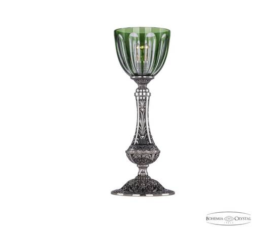 Настольная лампа Bohemia Ivele Crystal Florence 71100L/15 NB P1 Clear-Green/H-1H