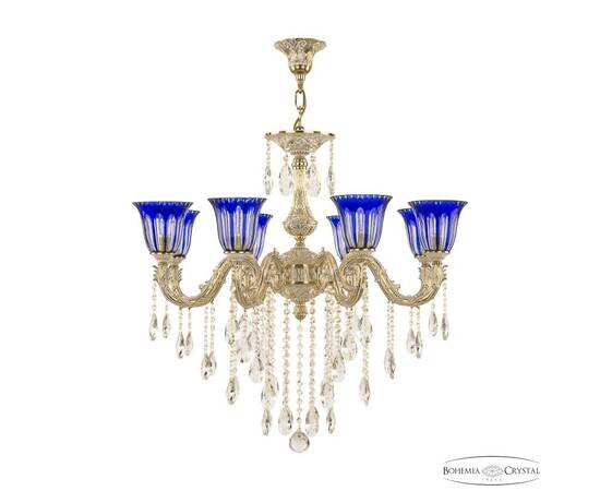 Подвесная люстра Bohemia Ivele Crystal Florence 71101/8/250 B GW P2 U Clear-Blue/H-1H
