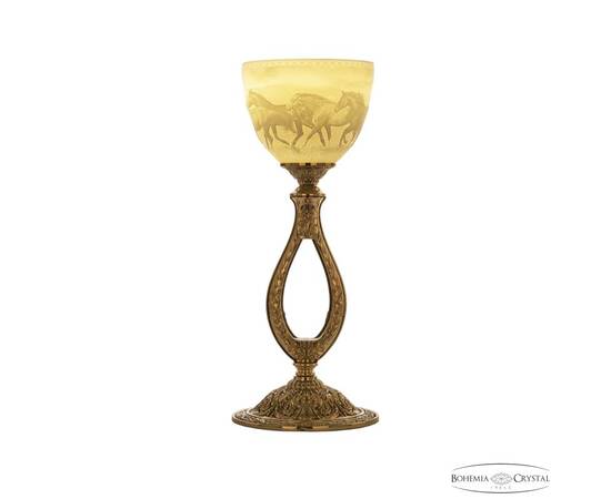 Настольная лампа Bohemia Ivele Crystal Florence 71300L/15 G P1 Horse
