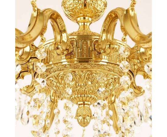 Подвесная люстра Bohemia Ivele Crystal Verona 72101/10/250 B G, изображение 3