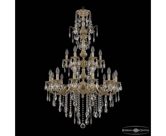 Подвесная люстра Bohemia Ivele Crystal Verona 72101/12+6/250/XL/2d B FP, изображение 2