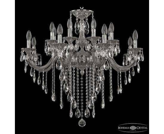 Подвесная люстра Bohemia Ivele Crystal Verona 72118/16/285 B Ni