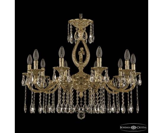 Подвесная люстра Bohemia Ivele Crystal Verona 72401/10/250 A G FA4M