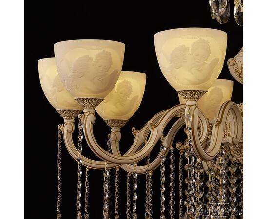 Подвесная люстра Bohemia Ivele Crystal AL78101/10/300 A WMG P1 U Angel, изображение 4