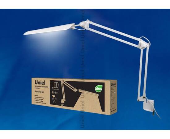Настольная лампа Uniel TLD-524 White/LED/500Lm/4500K/Dimmer 10610, изображение 2