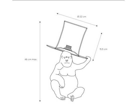 Настольная лампа Lucide Extravaganza Gust 10503/81/30, изображение 2