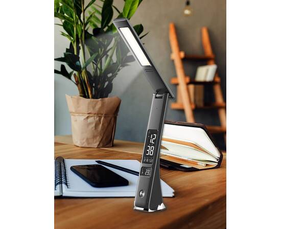 Настольная лампа Uniel TLD-567 Black/LED/300Lm/4500K/Dimmer UL-00006770, изображение 6