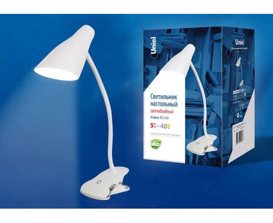 Настольная лампа Uniel TLD-563 White/LED/360Lm/4500K/Dimmer UL-00004465, изображение 2