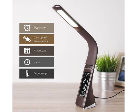 Настольная лампа Elektrostandard Elara коричневый a037504, изображение 8