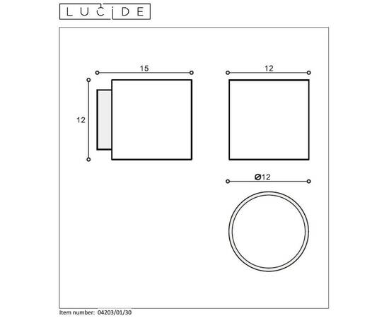 Бра Lucide Jelte 04203/01/30, изображение 4