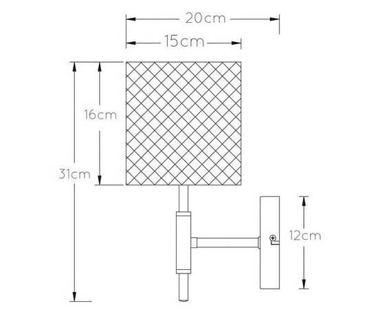 Бра Lucide Baskett 45259/01/30, изображение 2