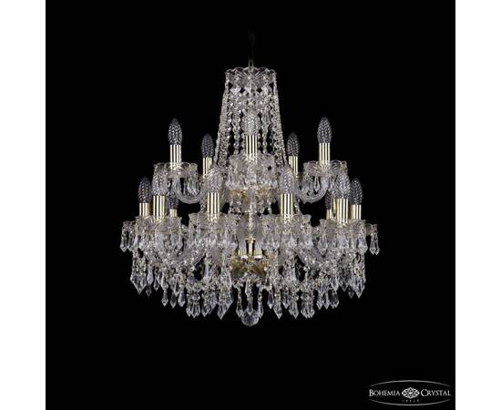 Подвесная люстра Bohemia Ivele Crystal 1403/10+5/195/2d G