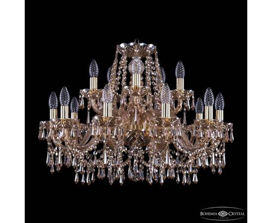 Подвесная люстра Bohemia Ivele Crystal 1403/10+5/240 G M721