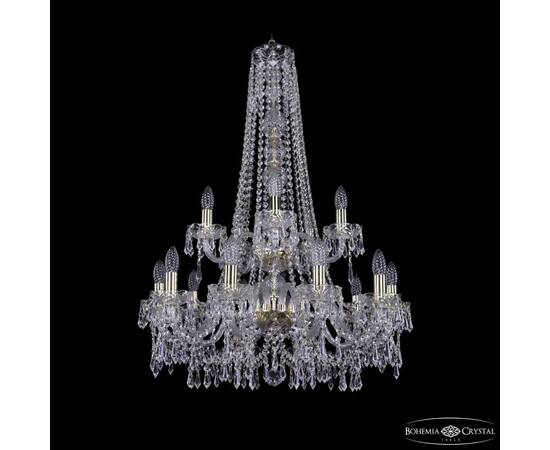 Подвесная люстра Bohemia Ivele Crystal 1403/10+5/240/h-92/2d G
