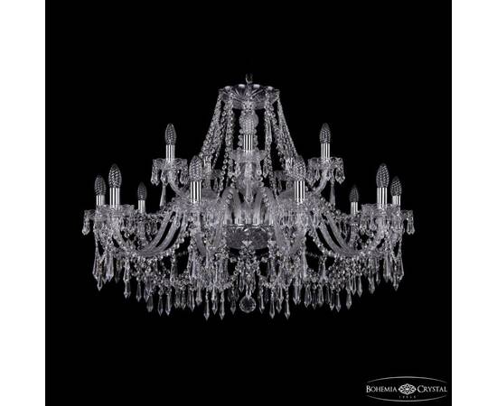 Подвесная люстра Bohemia Ivele Crystal 1403/10+5/360 Ni