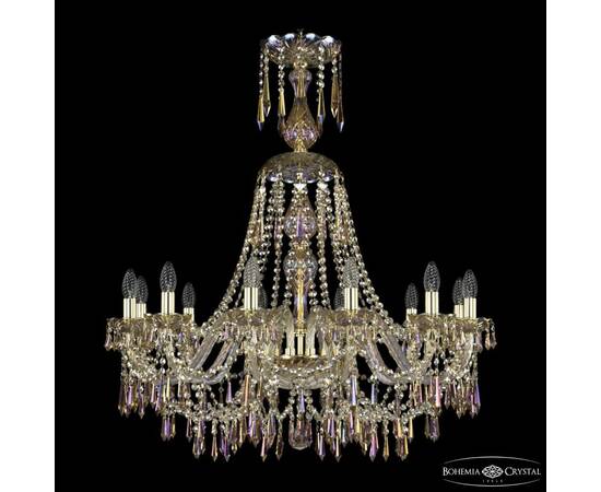 Подвесная люстра Bohemia Ivele Crystal 1403/12/300/XL-95 G M801