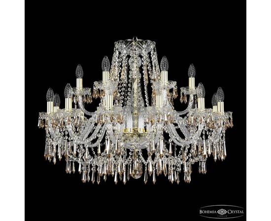Подвесная люстра Bohemia Ivele Crystal 1403/12+6/300 G K721
