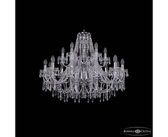 Подвесная люстра Bohemia Ivele Crystal 1403/12+6/300/2d Ni