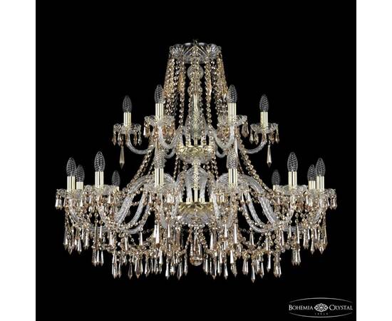 Подвесная люстра Bohemia Ivele Crystal 1403/12+6/360/2d G R721