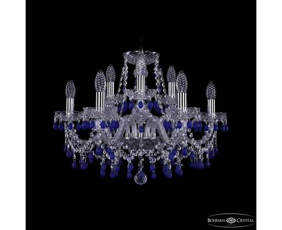 Подвесная люстра Bohemia Ivele Crystal 1410/6+3/195 Ni V3001