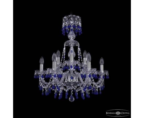 Подвесная люстра Bohemia Ivele Crystal 1410/6+3/195/XL-66 Ni V3001