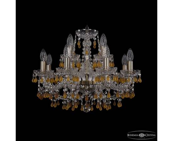 Подвесная люстра Bohemia Ivele Crystal 1410/8+4/195 Pa V1003