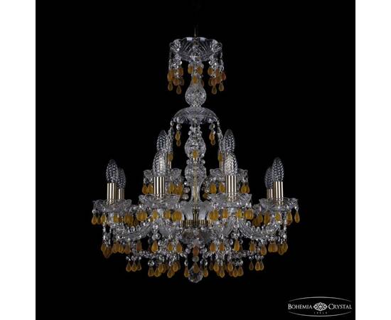 Подвесная люстра Bohemia Ivele Crystal 1410/8+4/195/XL-66 Pa V1003