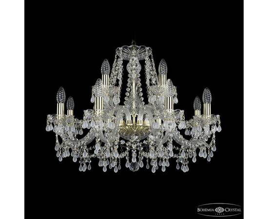 Подвесная люстра Bohemia Ivele Crystal 1410/8+4/240 G V0300