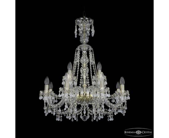 Подвесная люстра Bohemia Ivele Crystal 1410/8+4/240/XL-80 G V0300