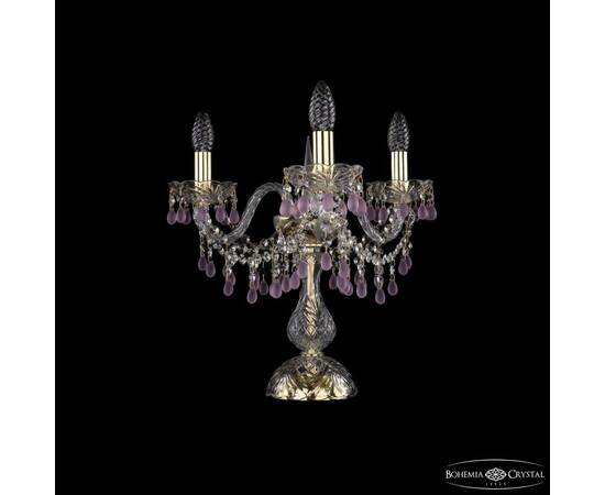 Настольная лампа Bohemia Ivele Crystal 1410L/3/141-39 G V7010