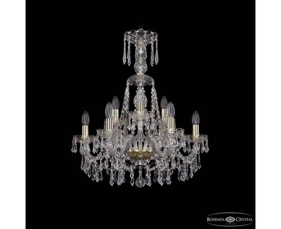 Подвесная люстра Bohemia Ivele Crystal 1403/6+3/195/XL-65 G