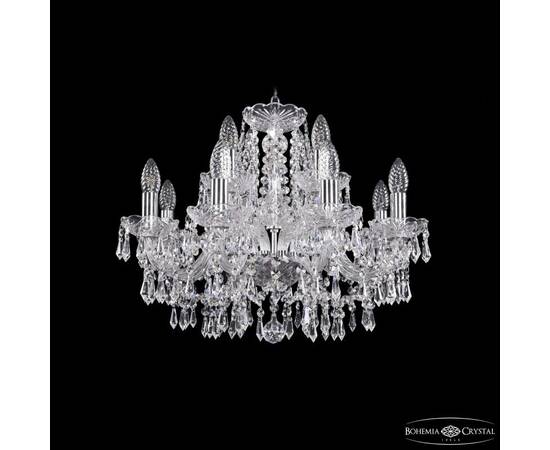 Подвесная люстра Bohemia Ivele Crystal 1403/8+4/195 Ni