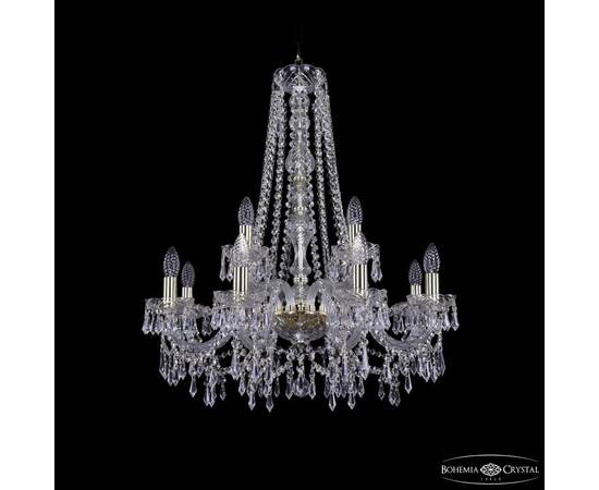 Подвесная люстра Bohemia Ivele Crystal 1403/8+4/240/h-76 G