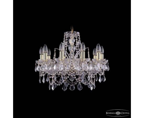 Подвесная люстра Bohemia Ivele Crystal 1411/10/195 G Leafs