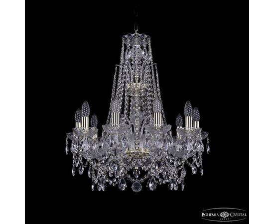 Подвесная люстра Bohemia Ivele Crystal 1411/10/195/XL-65 G