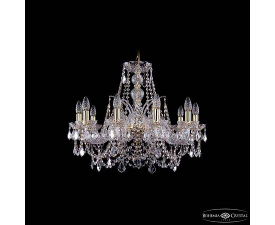 Подвесная люстра Bohemia Ivele Crystal 1411/10/240 G Leafs