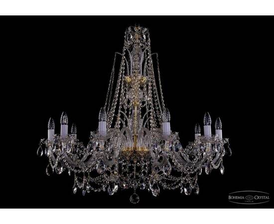 Подвесная люстра Bohemia Ivele Crystal 1411/10/360/XL-87 G