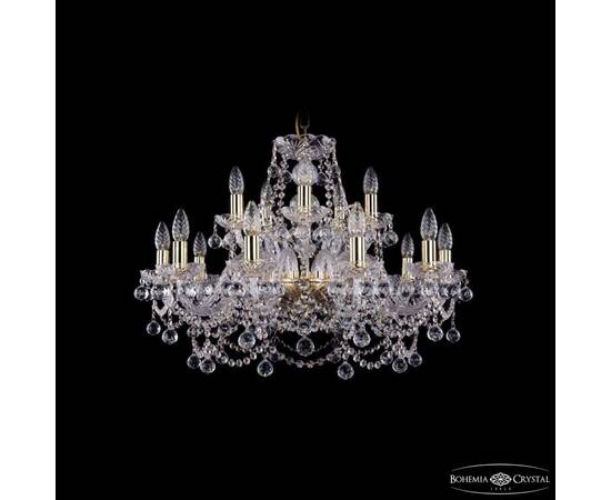 Подвесная люстра Bohemia Ivele Crystal 1411/10+5/240 G Balls