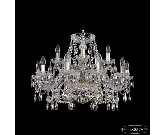 Подвесная люстра Bohemia Ivele Crystal 1411/10+5/240 G R801