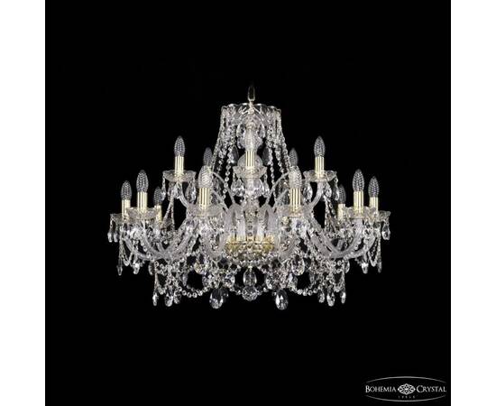 Подвесная люстра Bohemia Ivele Crystal 1411/10+5/300 G