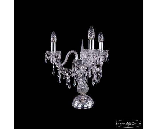 Настольная лампа Bohemia Ivele Crystal 1403L/3/141-39 Ni